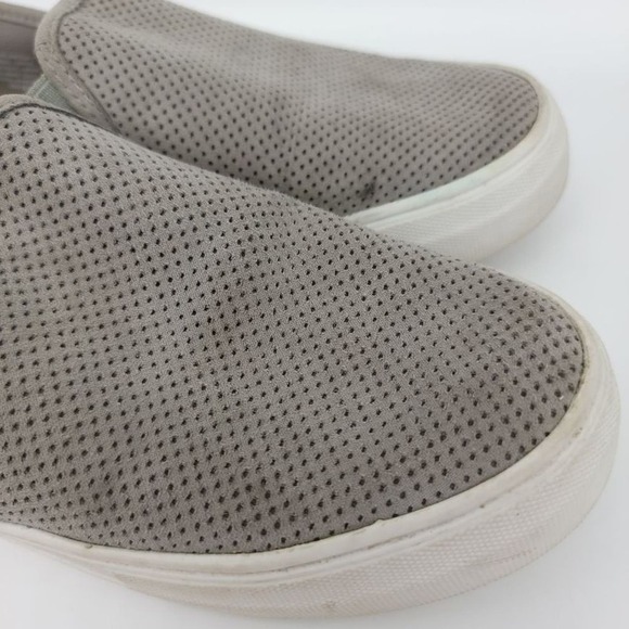 Steve Madden Klarissa Shoe Size 7.5 Slip On Gray White Women's Shoes   - Picture 3 of 13